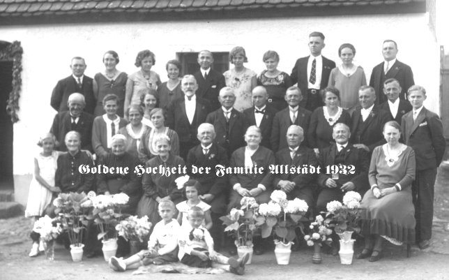 Goldene Hochzeit 1932